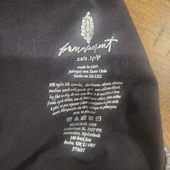 Free People Good Karma Onesie XS/S Washed Black - Picture 4 of 4